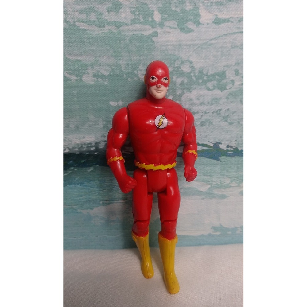 DC Comics The Flash Action Figure With Wind Up Running Arm‎ Movement 1990